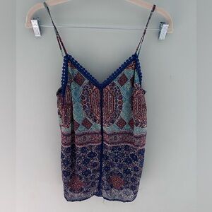 Multi color tank. Size medium